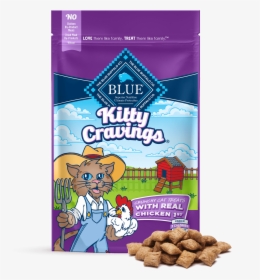 Blue Kitty Cravings Real Chicken Cat Treats - Blue Buffalo Dog Food, HD Png Download, Transparent PNG
