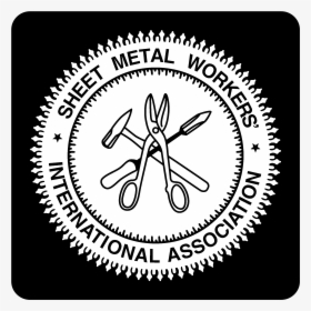 Smwia Logo Black And White - Sheet Metal Workers' International Association, HD Png Download, Transparent PNG