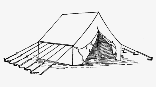 Digital Stamp Design - Vintage Camp Tent Illustration, HD Png Download, Transparent PNG