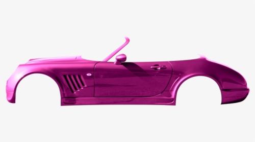 Pink Car Png, Transparent Png, Transparent PNG