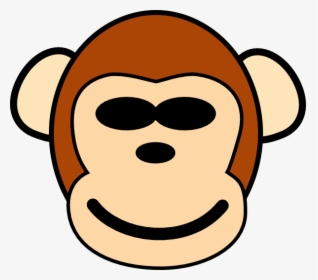 Monkey Svg Clip Arts - Monkey Face Pattern Free, HD Png Download, Transparent PNG