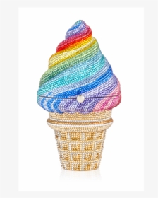 Ice Cream Cone Rainbow Judith Leiber, HD Png Download, Transparent PNG