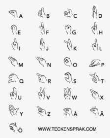 Transparent Clipart Sign Language - Sign Language Alphabet Png, Png Download, Transparent PNG