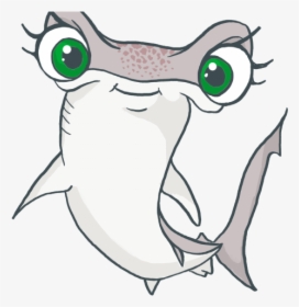 Cartoon Hammerhead Shark Drawing, HD Png Download, Transparent PNG