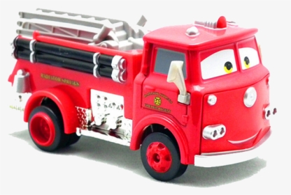 Fire Truck Transparent Free Png - Car Cartoon Fire Truck, Png Download, Transparent PNG