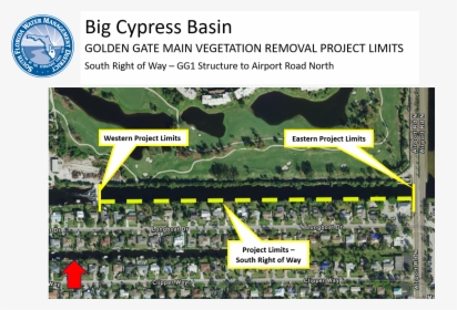 Golden Gate Canal Tree Removal Project - South Florida Water Management District, HD Png Download, Transparent PNG