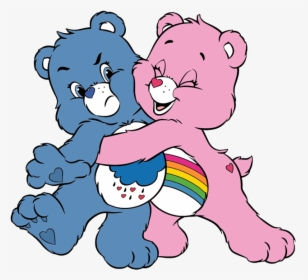 Transparent Caring Clipart - Bear Hug Cartoon, HD Png Download, Transparent PNG