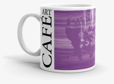 Leonardo Da Vinci Purple Coffe Mug Part Of Art Cafe, HD Png Download, Transparent PNG