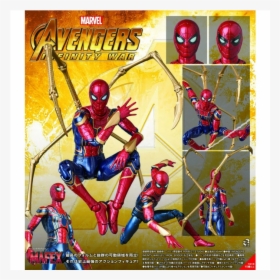 Mafex Iron Spider Man, HD Png Download, Transparent PNG
