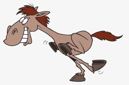 Horse Clipart Animated - Cartoon Horse Running Png, Transparent Png, Transparent PNG