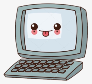 #nalepki #kawaii #komputer - Cute Computer Clipart, HD Png Download, Transparent PNG