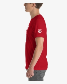 Red Tshirt Side View T , Png Download - Tshirt Red Side View Png, Transparent Png, Transparent PNG