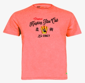 Coral T-shirt - Active Shirt, HD Png Download, Transparent PNG