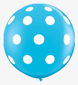 3ft Round Robin S Egg Big Polka Dots A Round V - Polka Dot Giant 36 Inch Colored Dots Around Latex Balloons, HD Png Download, Transparent PNG