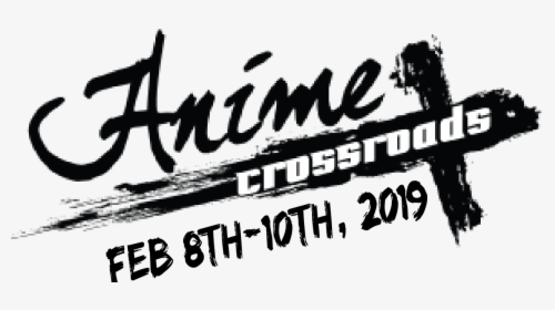 Anime Black And White Logo , Png Download - Anime Crossroads Logo, Transparent Png, Transparent PNG