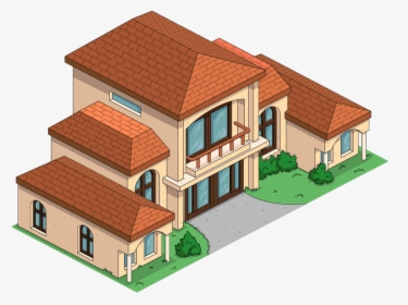 Simpsons House Png - The Simpsons, Transparent Png, Transparent PNG