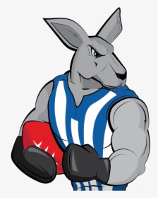Donkey Basketball Clipart Clip Freeuse Download 2017 - North Melbourne Kangaroo, HD Png Download, Transparent PNG