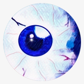 #eyeball #bloodshot #babyblues #eye #elvirajones #eyeball - Circle, HD Png Download, Transparent PNG