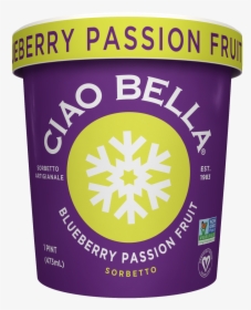 Ciao Bella Blueberry Passion Fruit Sorbetto, HD Png Download, Transparent PNG