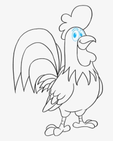 How To Draw Rooster - Turkey, HD Png Download, Transparent PNG