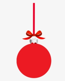 Red Christmas Ball Png , Png Download - Christmas Ball Png Transparent, Png Download, Transparent PNG
