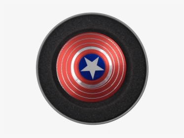 Captain America Marvel Super Heroe Shield Fidget Spinner - Captain America, HD Png Download, Transparent PNG
