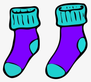 Socks Clipart Picture Svg Transparent Stock Free Socks - Socks Clipart, HD Png Download, Transparent PNG