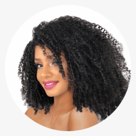 Natural Curly Hair - Lace Wig, HD Png Download, Transparent PNG