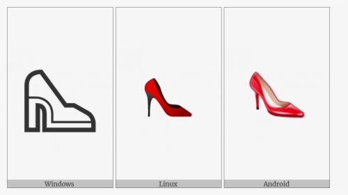 High-heeled Shoe On Various Operating Systems - Basic Pump, HD Png Download, Transparent PNG