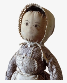 Antique Cloth Doll With Ink Drawn Face On Ruby Lane - Stuffed Toy, HD Png Download, Transparent PNG
