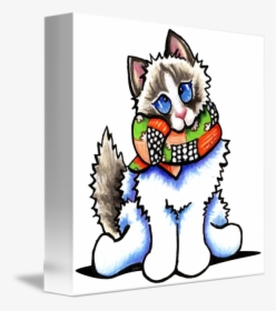 All Dolled Up - Ragdoll Christmas Cartoon, HD Png Download, Transparent PNG