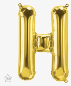 Letter H Gold Balloon, HD Png Download, Transparent PNG