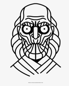 White Walker Coloring Page - Line Art, HD Png Download, Transparent PNG