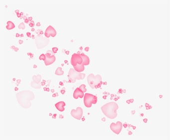 Pink Hearts Floating Png Download - Transparent Pink Hearts Png, Png Download, Transparent PNG
