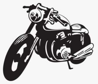 Cafe Racer, Motor, Motorcycle, Vintage, Vector, Bike - Motorcycle Silhouette, HD Png Download, Transparent PNG