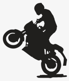 Motorcycle, Rear, Road, Rider, Moto Motorcycle - Bike Rider Logo Png, Transparent Png, Transparent PNG