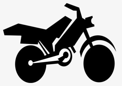 Vector Illustration Of Dirt Bike Motorcycle Or Motorbike, HD Png Download, Transparent PNG