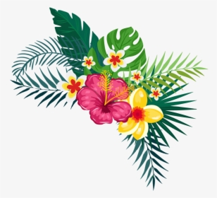 #tropical #summertime #summerfun #palm #tree #palmera - Watercolor Flower Background Hd, HD Png Download, Transparent PNG