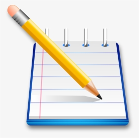 Office-supplies - Pencil And Pad Png, Transparent Png, Transparent PNG