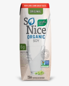 Earths Own Original Organic Soy Milk Plant Based Milk - So Nice Soy Milk Orfinal, HD Png Download, Transparent PNG