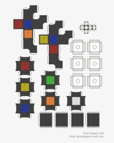 Cubo Rubik Paper Craft, HD Png Download, Transparent PNG