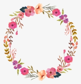 Transparent Coronas De Flores Png - Pink Floral Wreath Png, Png Download, Transparent PNG