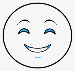 How To Draw Happy Face Emoji - Emoticons Transparent Background Free Png, Png Download, Transparent PNG