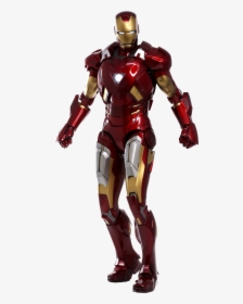 Ironman Tony Stark - Iron Man Robot Drawing, HD Png Download, Transparent PNG
