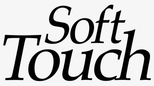 Soft Touch Logo Black And White - Soft, HD Png Download, Transparent PNG