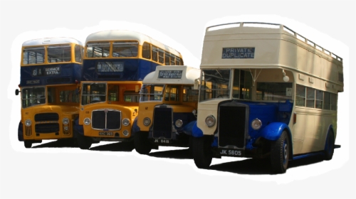 Old Buses Days Out - Double-decker Bus, HD Png Download, Transparent PNG
