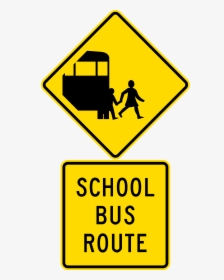 School Bus Signs Nz Clipart , Png Download - School Zone Road Sign, Transparent Png, Transparent PNG