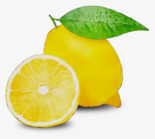 Lemon Vitamin C Vegetarian Cuisine Fruit - Transparent Lemon, HD Png Download, Transparent PNG