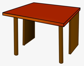 Table, Top, Desk, Office, Wood, Furniture, Red - Table Clipart, HD Png Download, Transparent PNG