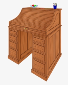 Roll Top Desk Png Transparent Picture - Writing Desk, Png Download, Transparent PNG
